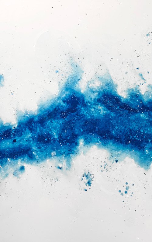Nebula Abstract Wave XL II by Carol Wood