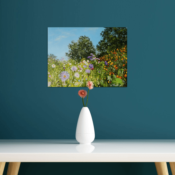 Vibrant Summer Garden