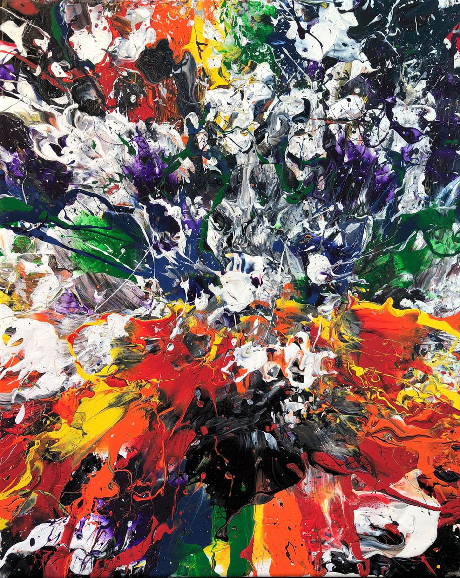 Deadrainbow P2 2018 By Adam Zafrian Acrylic On Artfinder
