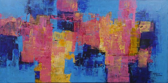 Shades Of Pure Calmness  (Large, 120x60cm)