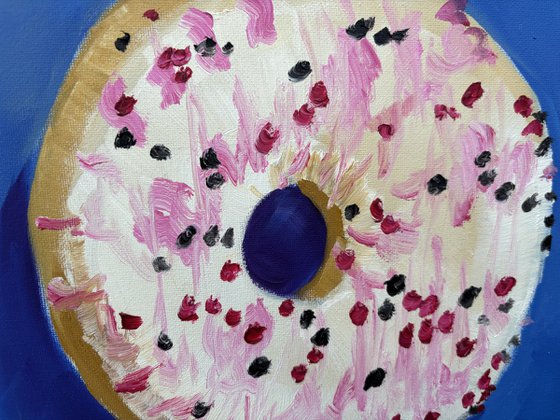The donut. still life