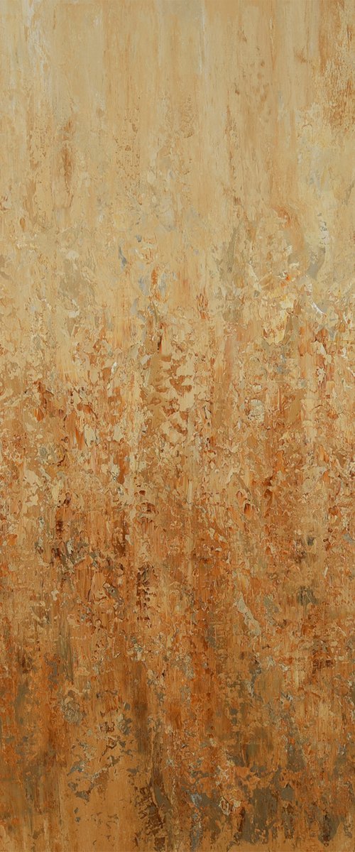 Soft Light - Textured Tonal Abstract Field by Suzanne Vaughan