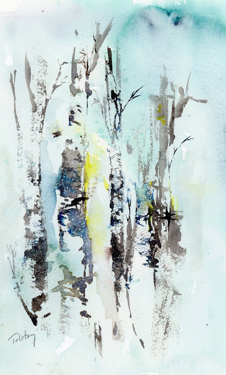 Birches II by Alex Tolstoy