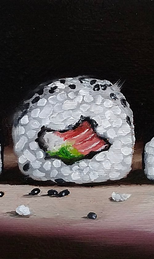 Sushi still Life by Jane Palmer Art