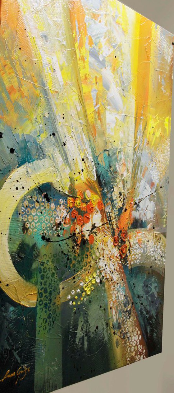 Abstract Painting Speed of Light