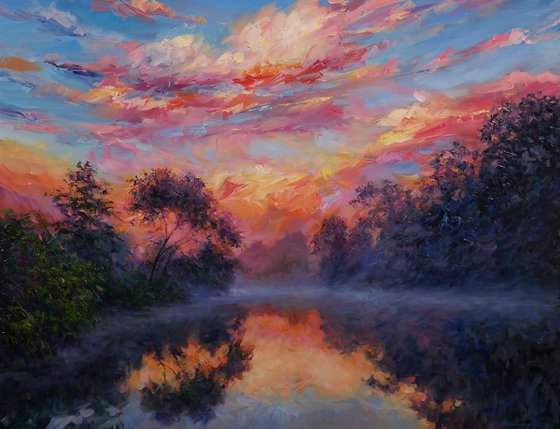 "Sunset on the River"