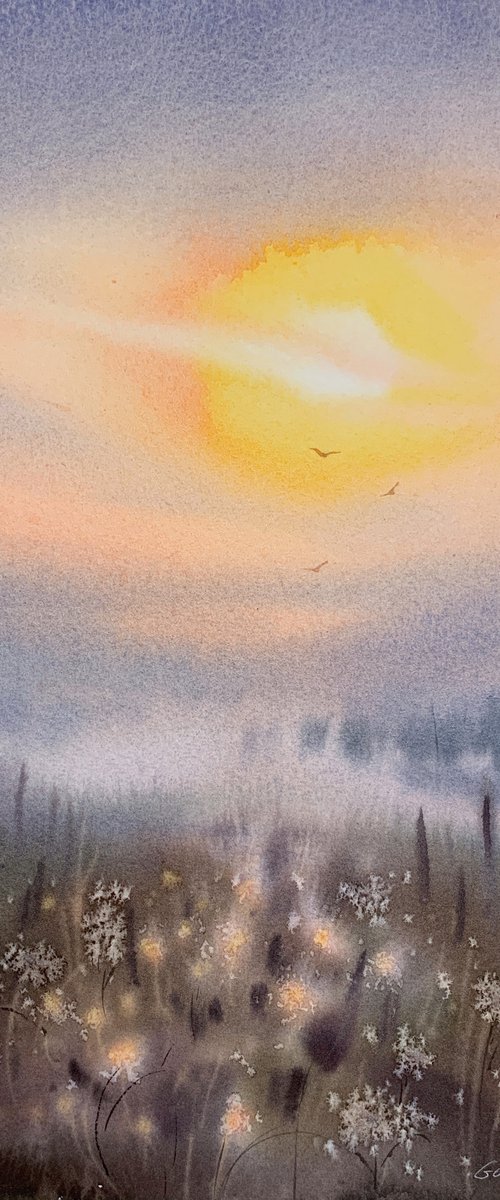 Morning fog #4 by Eugenia Gorbacheva