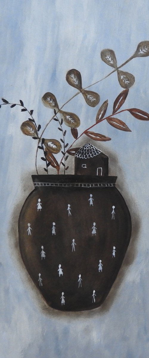 A world inside a plant vase by Silvia Beneforti