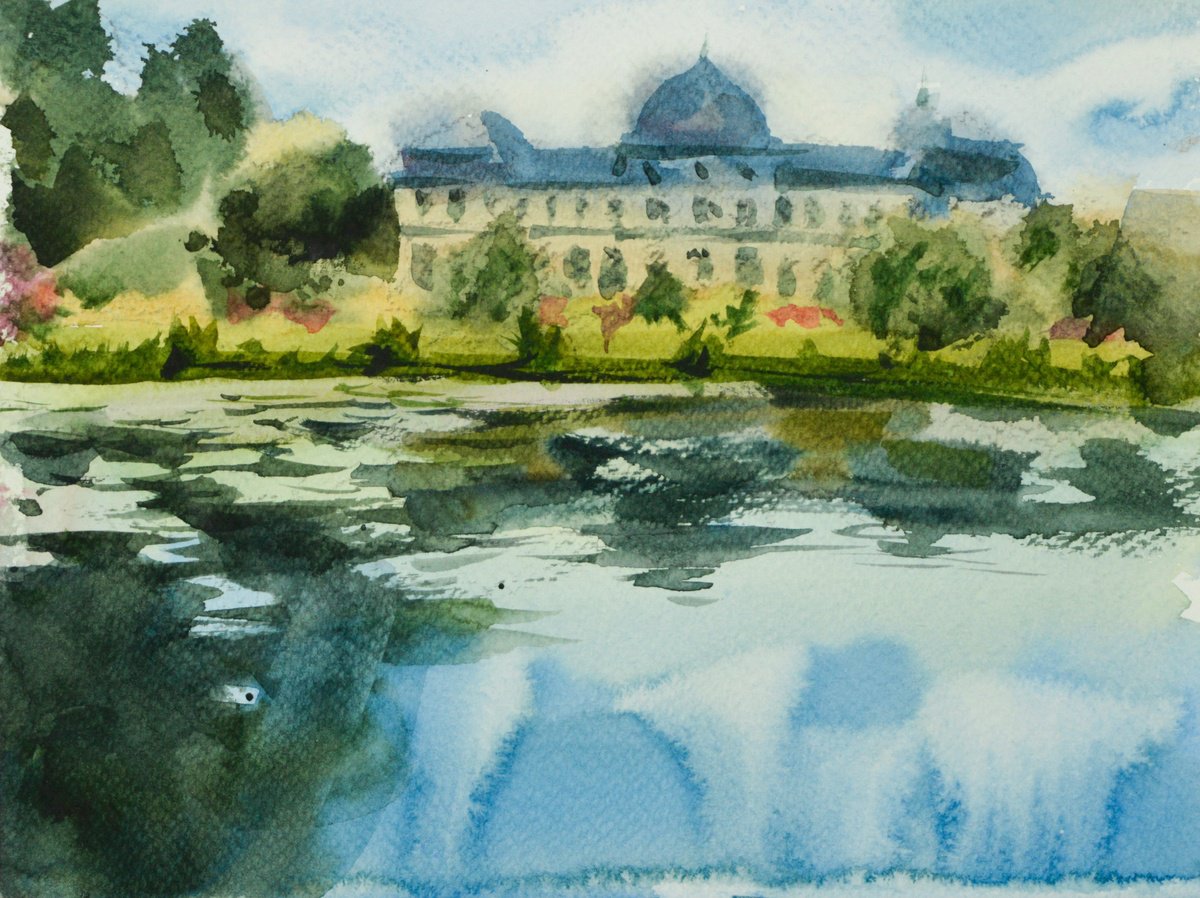 Poppelsdorf castle by Lida Duchnewitsch