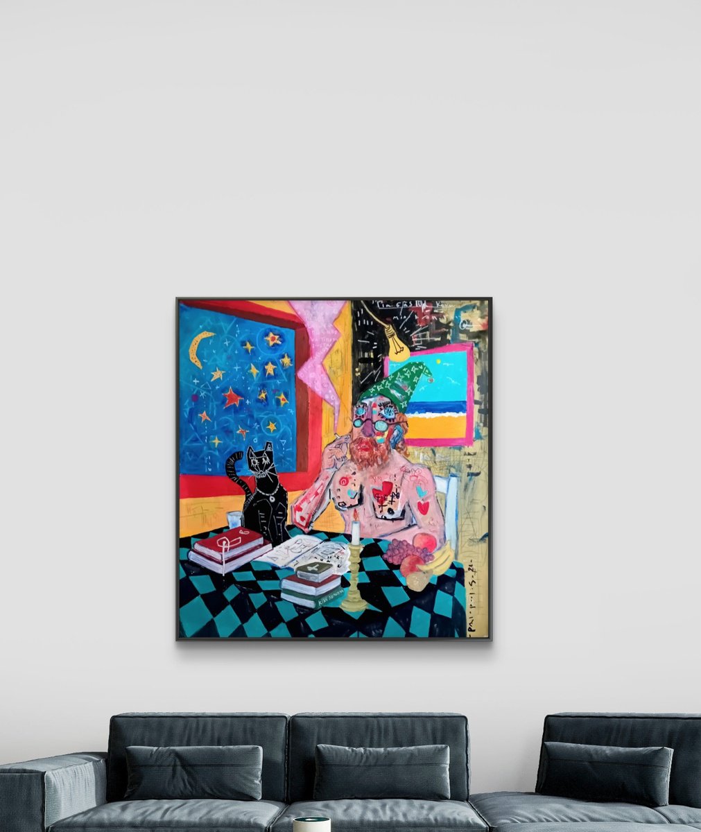 Alchemist By Dimitris Pavlopoulos, 39 X 43, Artwork For Sale On Artfinder