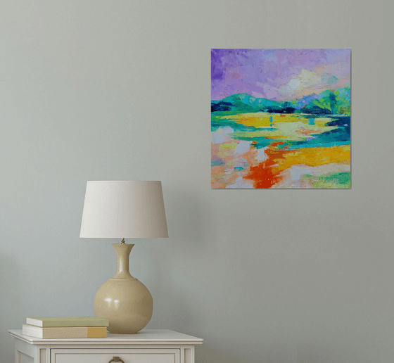 Colorful reflections (40x40cm)
