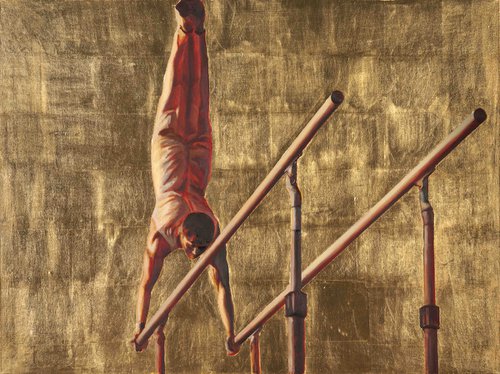 Golden gymnast by Anastassia Markovskaya