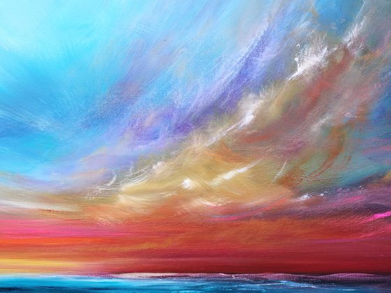 Summer Rhythms - seascape, emotional, panoramic