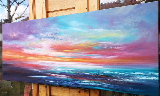 Contemplative Horizons II - seascape, emotional, panoramic