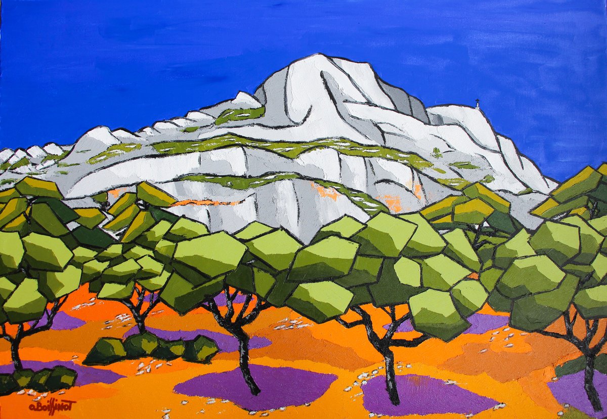 St� Victoire mountain by Olivier Boissinot