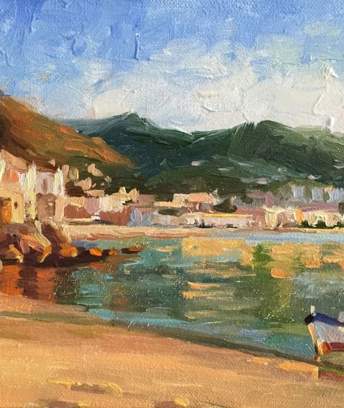 An Evening in Cefalu, Sicily by Ling Strube