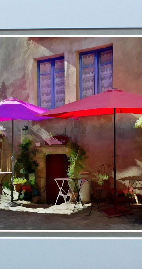 France Cafe Impressionist by Robin Clarke
