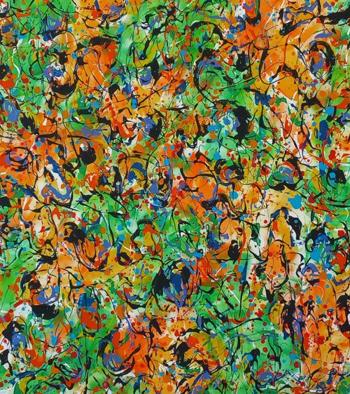Jungle Flowers 4 by M.Y. by Max Yaskin