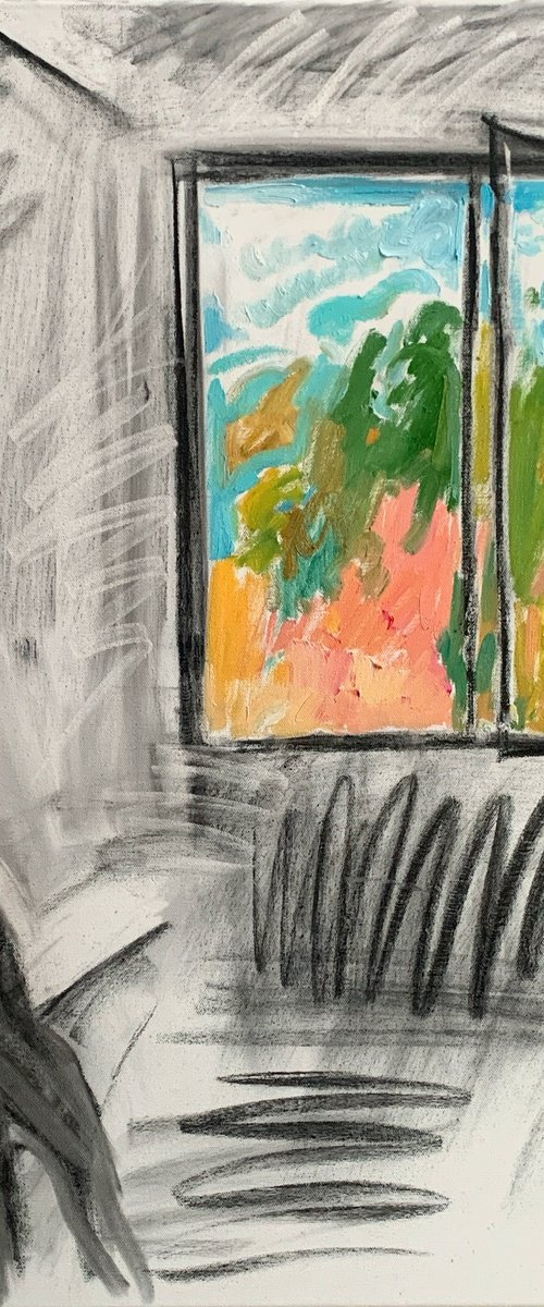 Spring. Two by the Window by Natalia Matveeva