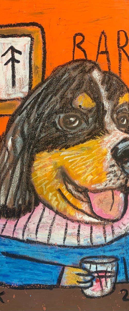 Drinking dog #151 by Pavel Kuragin