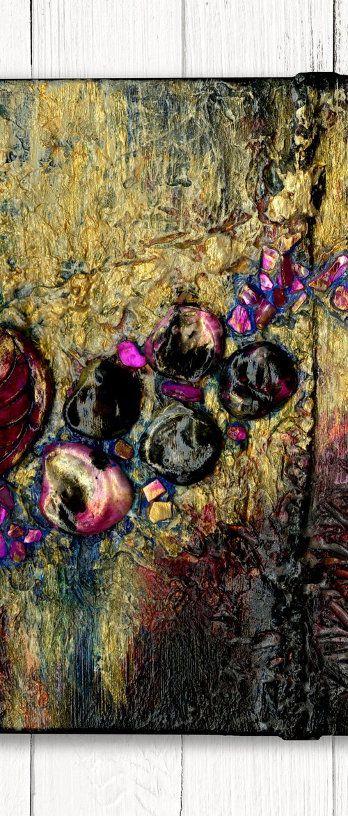 Unfolding Splendor - Mixed Media Abstract painting by Kathy Morton Stanion by Kathy Morton Stanion