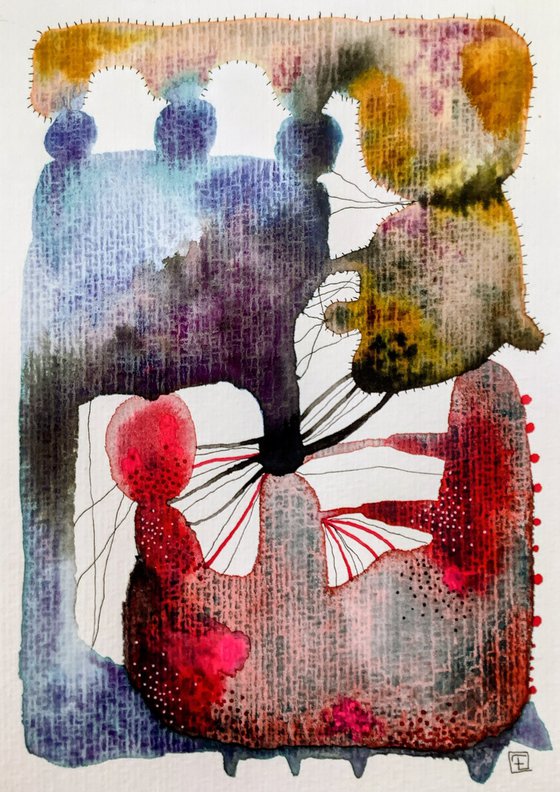 TRIPTYQUE ABSTRAIT 172401