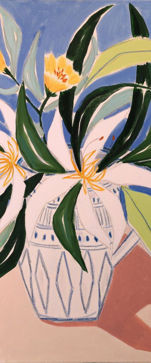 Flowers in Blue #3 by Marisa Añón