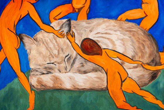 Inspired by Henri Matisse's "The Dance"