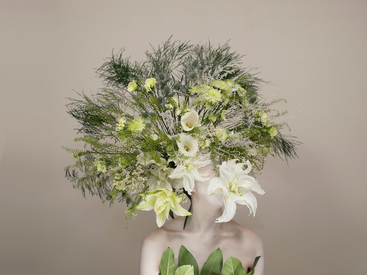 Surrealistic Portrait Photograph By Ziesook You, 27 X 20", Scent Of Austin 02252024, Original Artwork