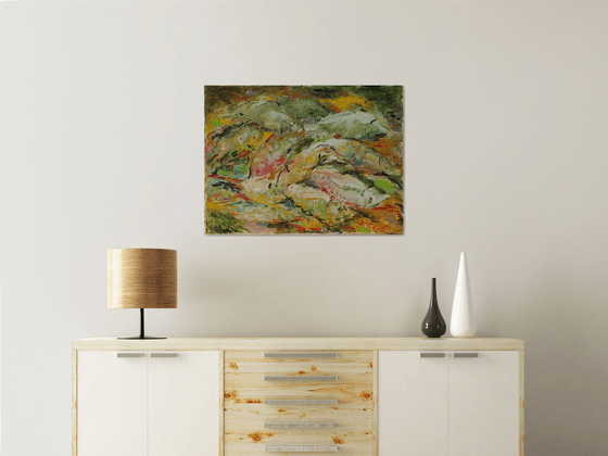 Caspian Sea, Morning Catch - Fishing - Still Life with Fish - Oil painting - Medium size - Gift Art - Kitchen Decor