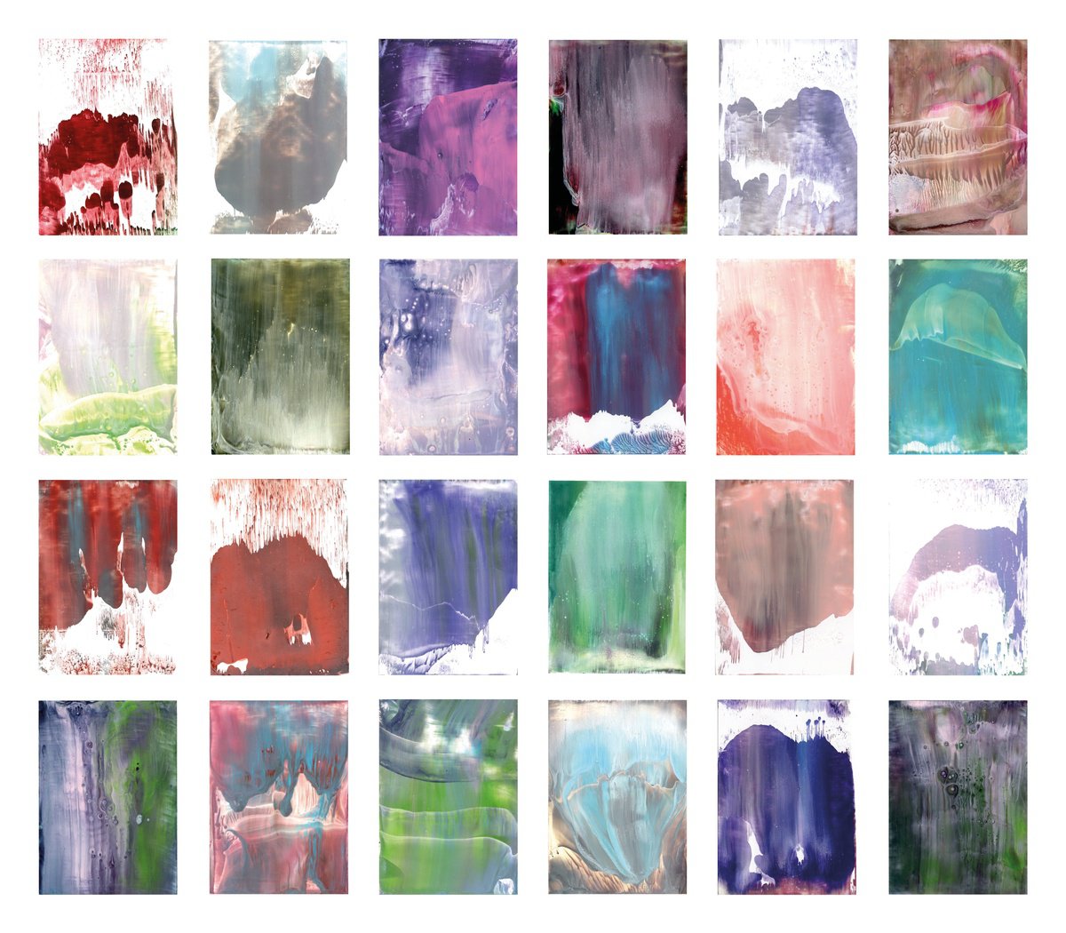 Abstract Painting By Alona Hryn, 31 X 28, Traces Of Time, Original Artwork