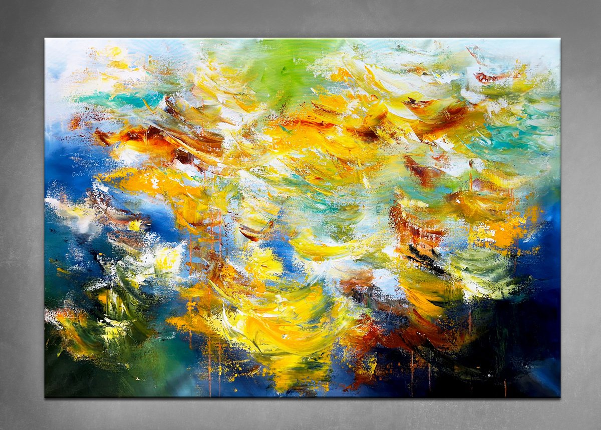 Emerald Memories By Andrada Anghel, 60 X 40, Artwork For Sale On Artfinder