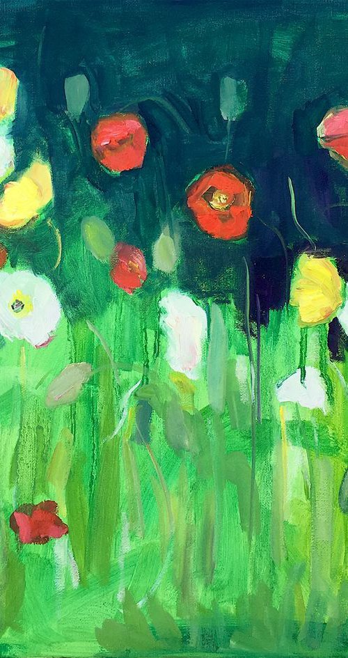 Field of Poppies by Arun Prem