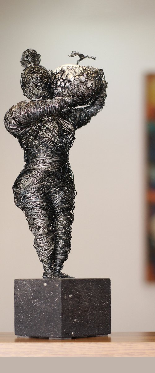 Woman with vase by Karen Axikyan