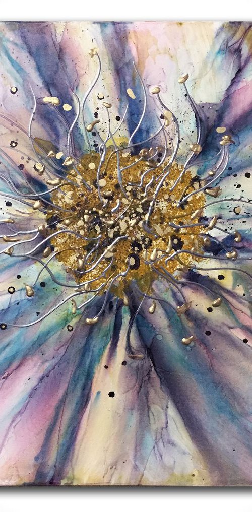 Whispy Flowers 2 by Carol Wood