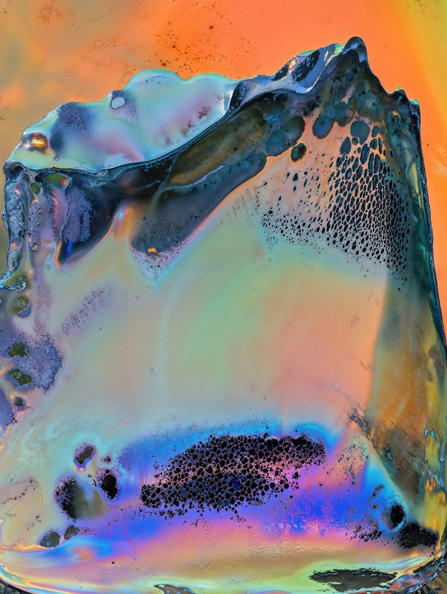 Geometric Abstract Print By Richard Gibson, 13 X 17", Burnt Ix, Original Artwork