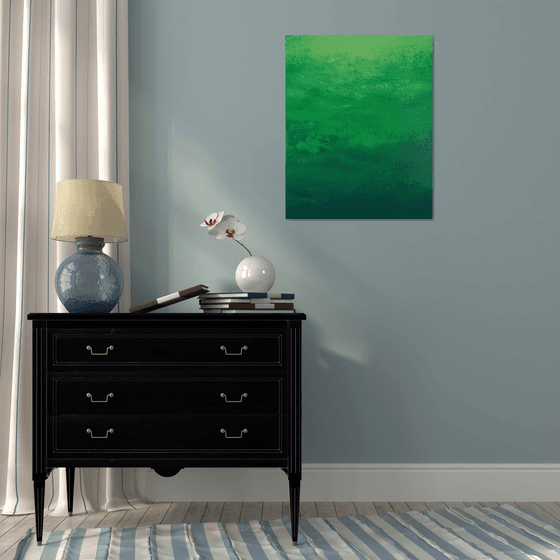 Emerald Green - Abstract