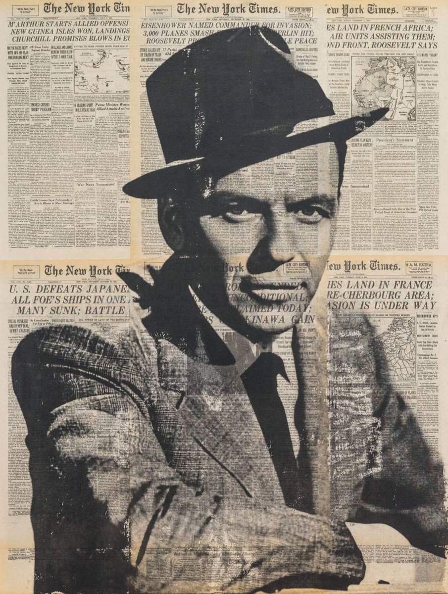 Frank Sinatra Collage by Dane Shue