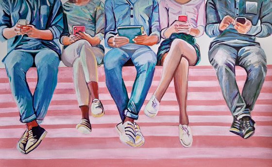 Conversation / 100 x 61,8 cm