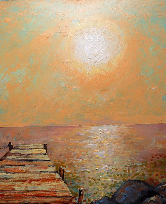 Sunlit Pier: (SPACES Series)