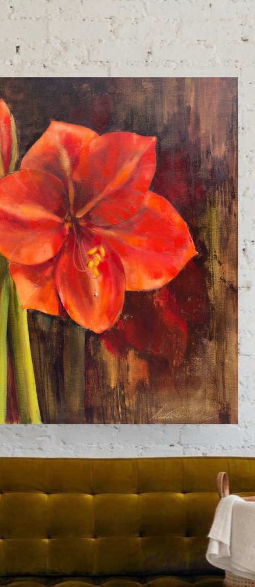 Red accent by Olha Laptieva