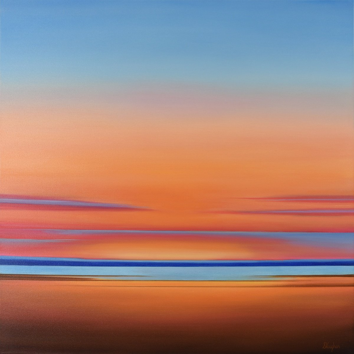 Colorful View By Suzanne Vaughan, 30 X 30, Artwork For Sale On Artfinder