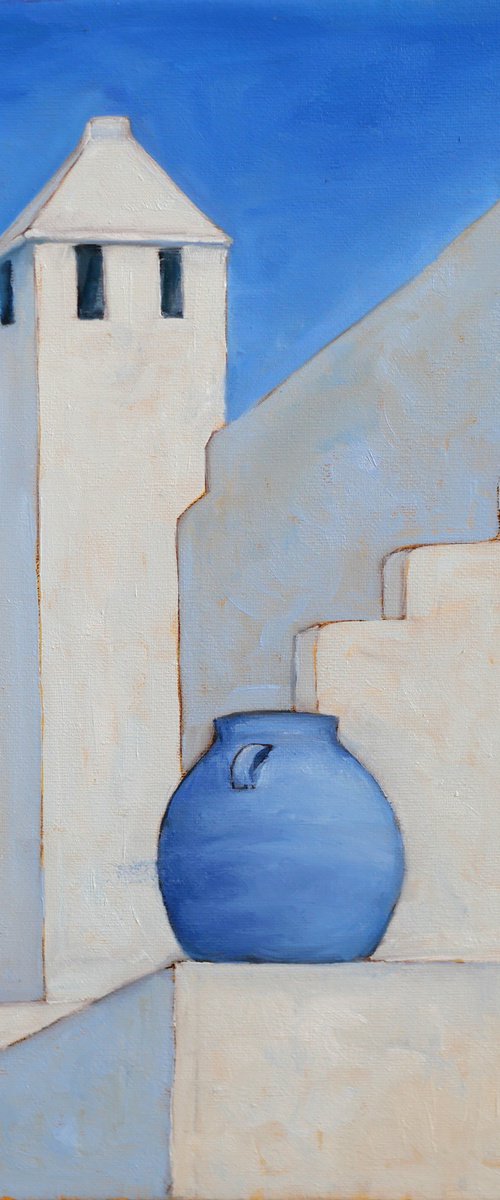 Greece in Blue and White by Alfia Koral