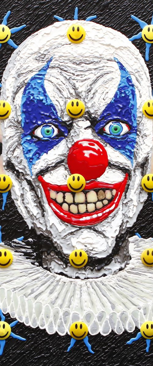 Evil Clown Vs. Smiley by Karl G.o.P.