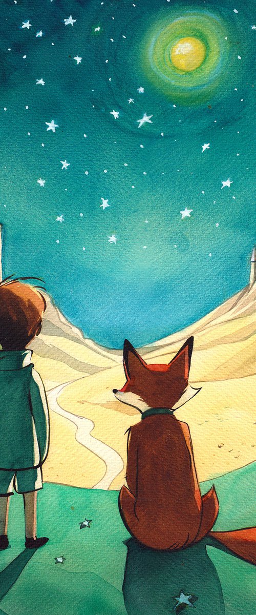 The Little Prince and The Fox by REME Jr.