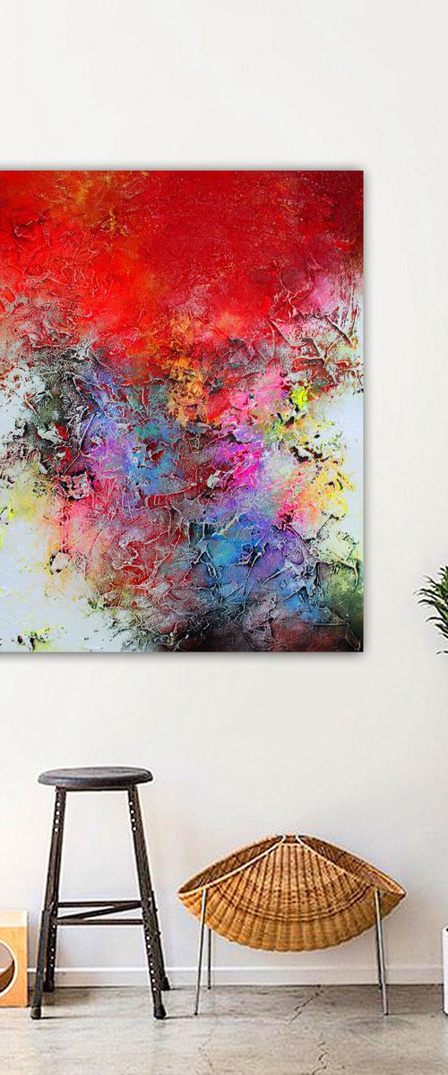 120x100cm.  Abstract Painting / Alex Senchenko © 2019 / Exhibit N8 by Alex Senchenko