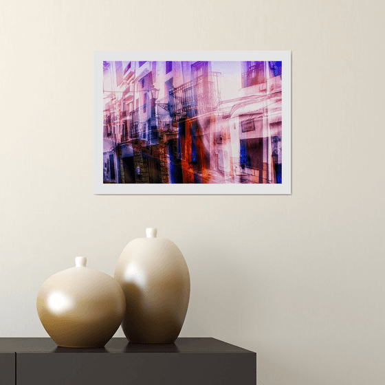 Spanish Streets 4. Abstract Multiple Exposure photography of Traditional Spanish Streets. Limited Edition Print #1/10