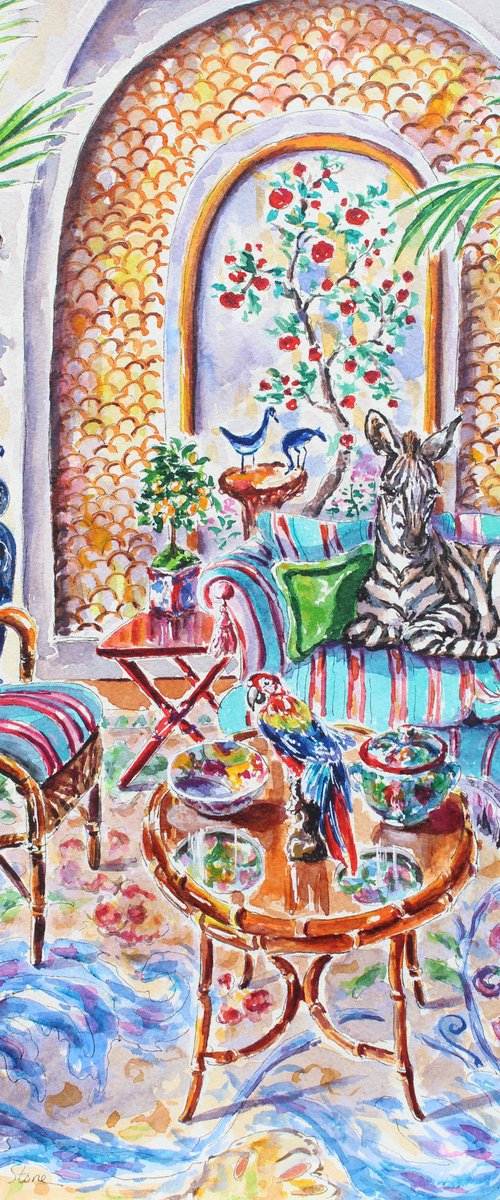 The Reflective Zebra by Kristen Olson Stone