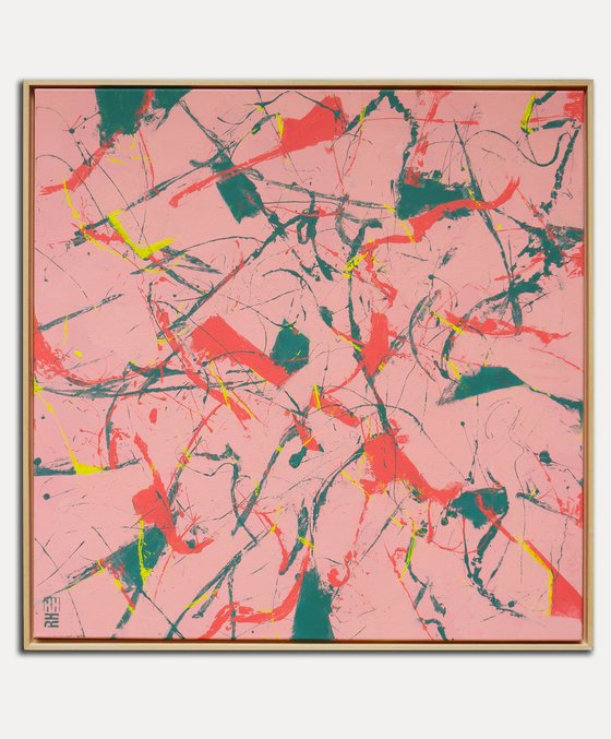 Fragments pink square