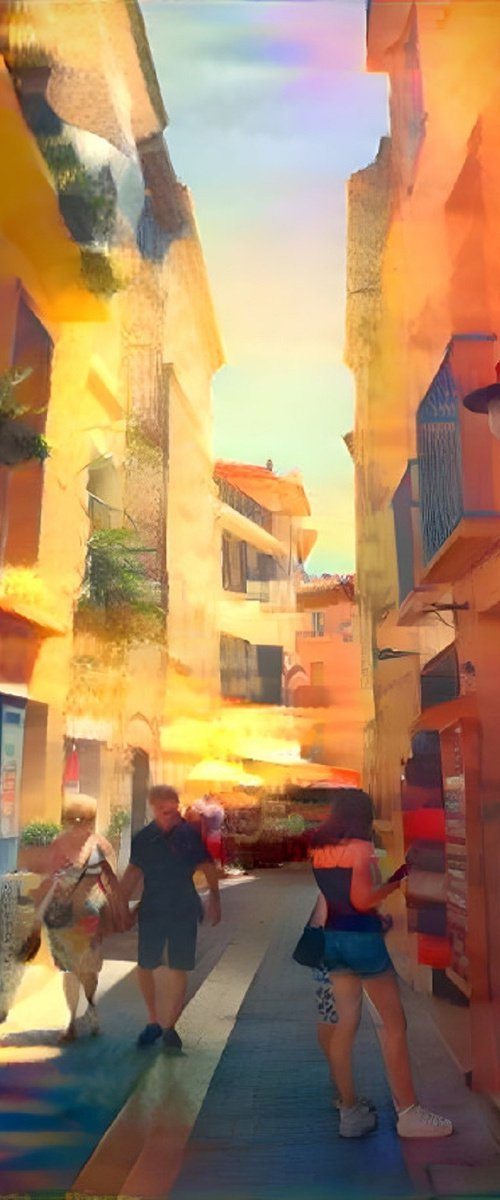 Dans les rues de Collioure A by Danielle ARNAL